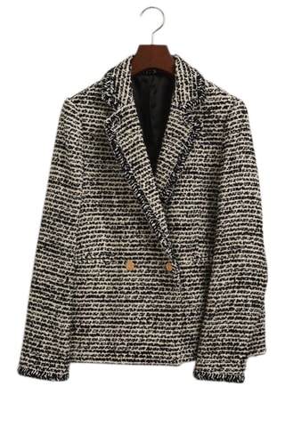 Blazer regular - Crème