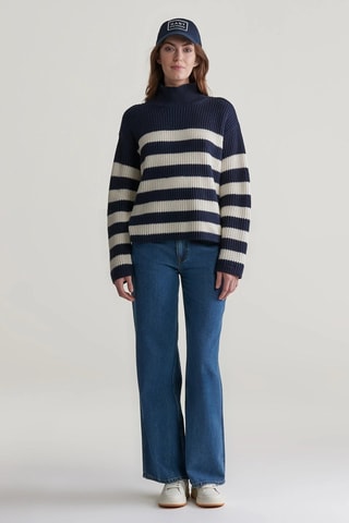 Pull en laine d’agneau - Bleu marine