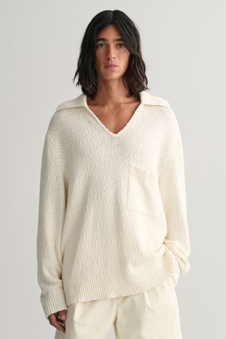 Pull en lin - Blanc