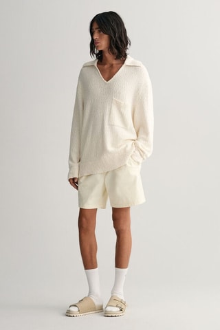 Pull en lin - Blanc