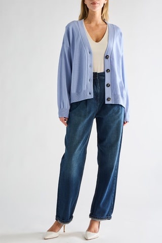Gilet en laine d'agneau - Bleu clair