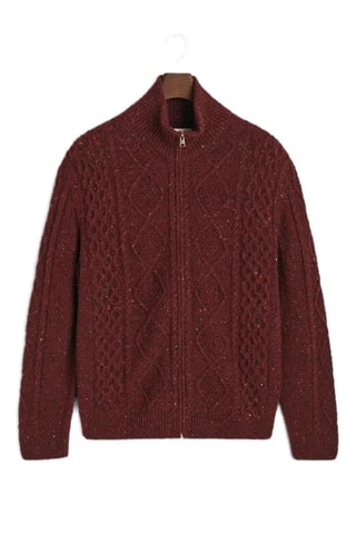 Gilet en laine - Marron chiné