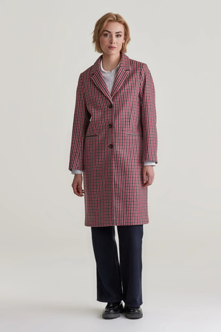 Manteau - Rouge et bleu marine