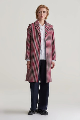Manteau - Rouge et bleu marine