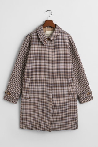 Manteau - Marron et indigo