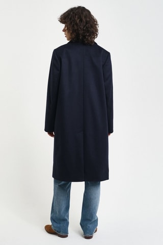 Manteau en laine et cachemire - Noir