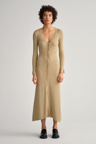 Robe longue slim - Beige