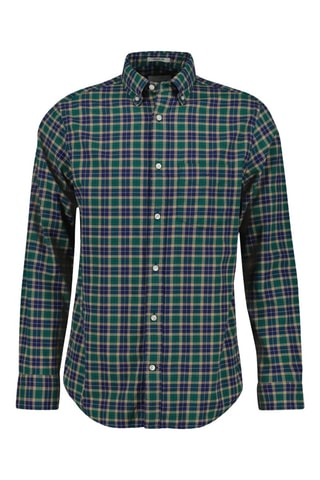 Chemise regular en coton biologique - Vert
