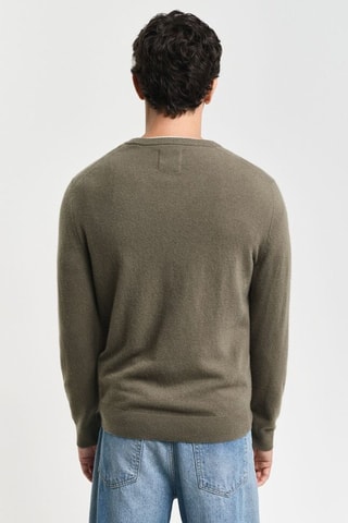 Pull en laine d’agneau - Kaki