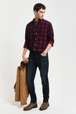 Chemise regular - Rouge