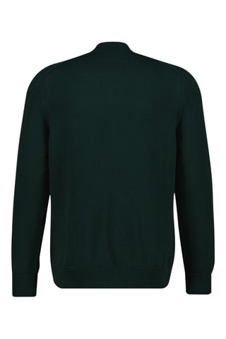 Gilet regular en mérinos - Vert foncé