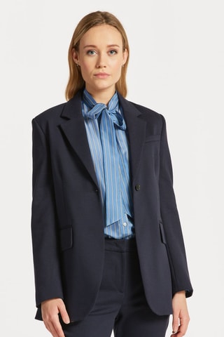 Veste regular - Bleu marine