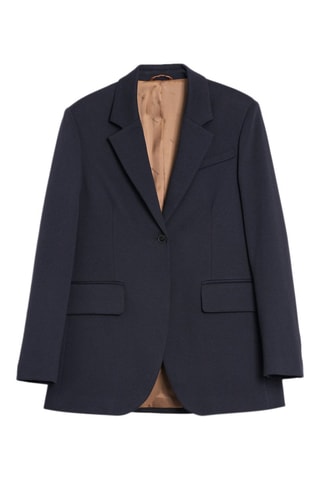 Veste regular - Bleu marine