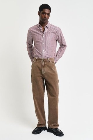 Chemise regular - Rouge