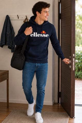 Sudadera con capucha - Azul marino