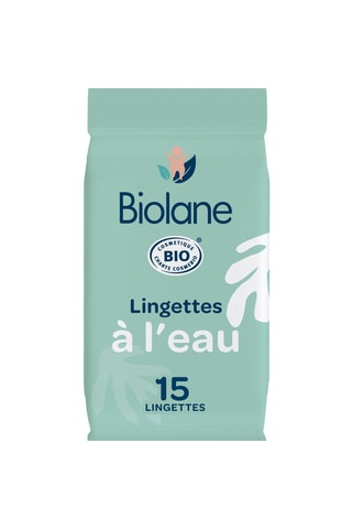 15 lingettes pocket bio