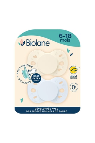 Sucette anatomique en silicone Essentielle - De 6 à 18 mois