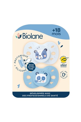 Sucette anatomique en silicone Animaux - Dès 18 mois