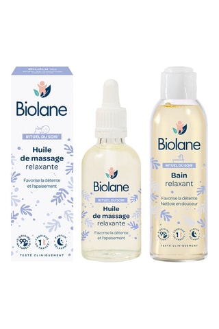 Huile de massage relaxante et huile de bain apaisante - 50 et 150 ml