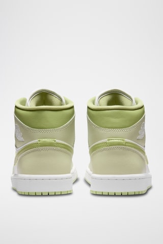 Air Jordan 1 Mid en cuir - Vert olive