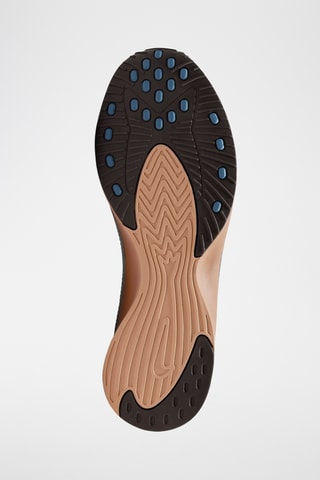 Nike Air Superfly en cuir - Argenté et marron clair