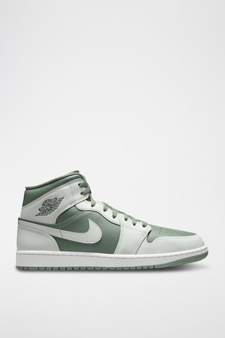 Air Jordan 1 Mid en cuir - Blanc