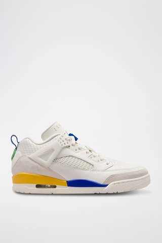 Jordan Spizike Low en cuir - Blanc