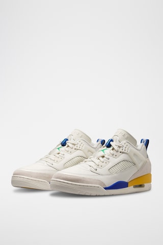 Jordan Spizike Low en cuir - Blanc