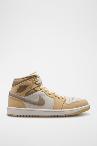 Air Jordan 1 Mid SE en cuir - Marron clair