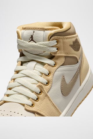 Air Jordan 1 Mid SE en cuir - Marron clair