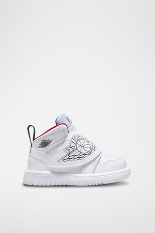 Sky Jordan 1 en cuir - Blanc