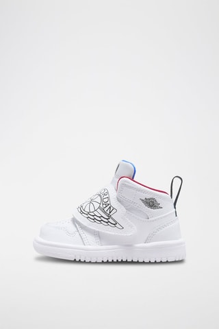 Sky Jordan 1 en cuir - Blanc