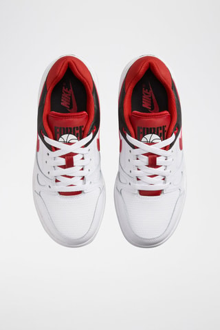 Nike Full Force Low en cuir - Blanc