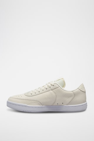 Nike Court Vintage Premiumen cuir - Blanc et beige
