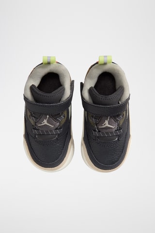 Jordan Spizike Low en cuir - Anthracite
