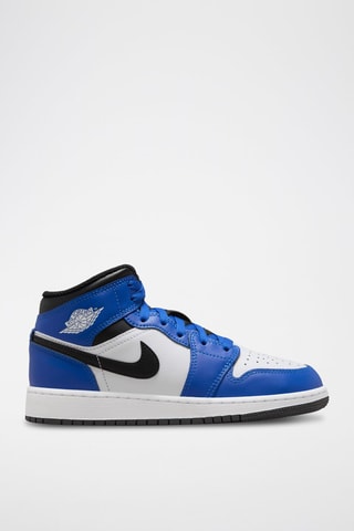 Air Jordan 1 Mid en cuir - Bleu roi