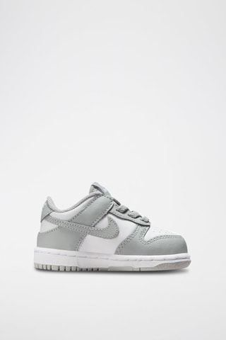Nike Dunk Low en cuir - Blanc et gris