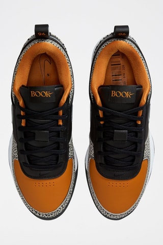Book 1 « Air Safari » en cuir - Noir et orange