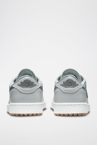 Air jordan 1 low G en cuir - Gris clair
