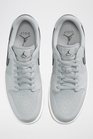 Air jordan 1 low G en cuir - Gris clair