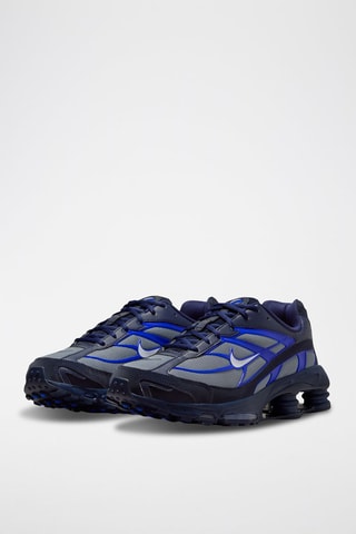 Nike Shox Ride 2 en cuir - Gris et bleu marine