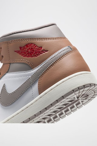 Air Jordan 1 en cuir - Marron clair et gris