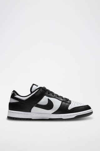 Nike Dunk Low Retro en cuir - Blanc