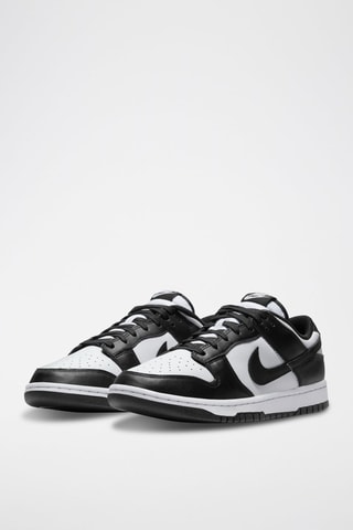 Nike Dunk Low Retro en cuir - Blanc