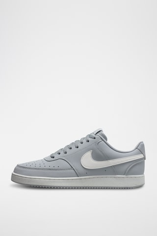 Nike Court Vision Low en cuir - Gris clair