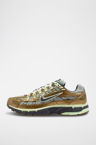 Nike P-6000 SE en cuir - Vert olive et anthracite