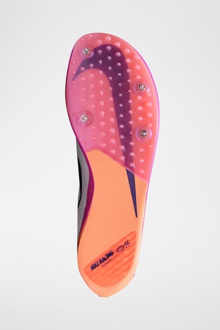 Chaussures à pointes d'athlétisme Dragonfly 2 - Blanc et violet