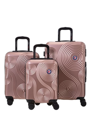 Juego de 3 maletas (S/M/L) - Rosa viejo - 45/55/65 cm - Rosa