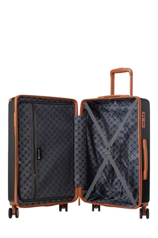 Juego de 3 maletas (S/M/L), bolso shopper y neceser Pierre Cardin Berlin - 52/65/75 cm - Negro