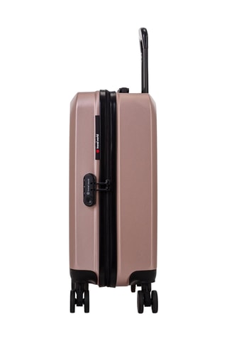 Maleta de cabina y maleta grande Travel World ACA (S/L) - 55/75 cm - Dorado y rosa